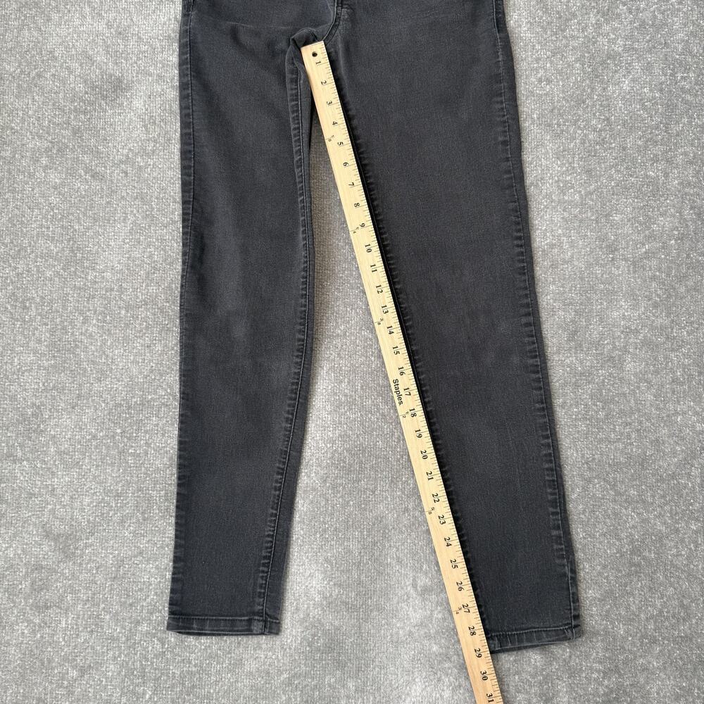 Democracy Jeans Womens 4 Black Gray Ab Technology Jegging Skinny Stretch Denim - Picture 8 of 12